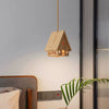 Nordic Japanese style solid wood bedroom bedside cabin wall lamp