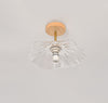 Retro lotus leaf aisle ceiling lamp