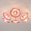 Retro creative lotus leaf ceiling lamp