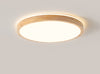 LED solid wood bedroom ceiling lamp