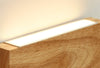 Japanese style LED solid wood wall lamp