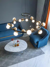 Creative molecular chandelier