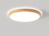 LED solid wood bedroom ceiling lamp