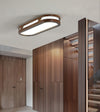 Solid wood LED ceiling light strip