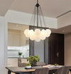 Cream Bubble Ball Chandelier