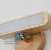 Solid wood LED wall light