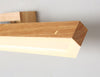 LED solid wood mirror front wall lamp