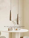 Wabi-sabi style yellow travertine vintage chandelier