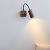 Retro rotatable bedside wall lamp