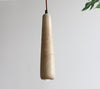 Wabi-sabi style yellow travertine vintage chandelier