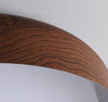 Japanese style wood grain bedroom ceiling lamp