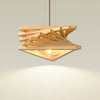 Modern personality solid wood chandelier