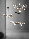 Creative molecular chandelier