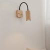 Retro rotatable bedside wall lamp