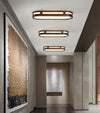 Solid wood LED ceiling light strip