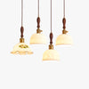 Wabi-sabi style bedroom bedside ceramic chandelier
