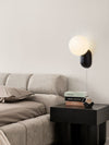 Nordic cream style bedroom wall lamp