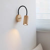 Retro rotatable bedside wall lamp