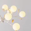 Cream Style Solid Wood Magic Bean Chandelier