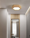 Creative solid wood LED ceiling lamp