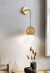 Chinese style light luxury bedroom wall lamp