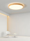 LED solid wood bedroom ceiling lamp