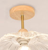 Retro lotus leaf aisle ceiling lamp