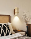 Yellow Travertine Bedside Wall Lamp