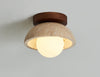 Yellow Travertine Aisle Ceiling Light