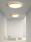 LED solid wood bedroom ceiling lamp