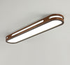 Solid wood LED ceiling light strip