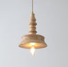 Japanese style wabi-sabi style solid wood vintage chandelier