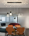 Creative full star dining table chandelier