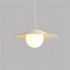 Cream style glass dining pendant light