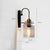 Vintage Funnel Glass Wall Light