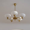 French style Bauhaus glass chandelier