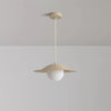 Cream style glass dining pendant light