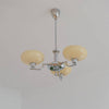 French style Bauhaus glass chandelier