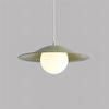 Cream style glass dining pendant light