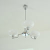 French style Bauhaus glass chandelier