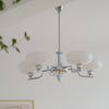 French style Bauhaus glass chandelier