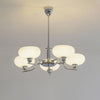 French style Bauhaus glass chandelier