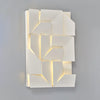 Creative art rhombus background wall light