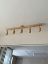 Nordic solid wood corridor ceiling lamp