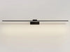 Simple LED retractable mirror front wall lamp