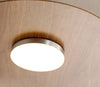 Ultra-thin walnut color aisle ceiling lamp