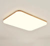 Ultra-thin solid wood LED ceiling light