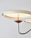 French medieval style flying saucer chandelier