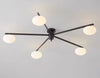 All-copper creative magic bean glass living room ceiling lamp