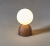 Vintage Walnut Table Lamp